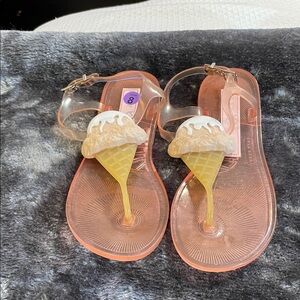 Katy Perry Collections Pink Jelly Sandals